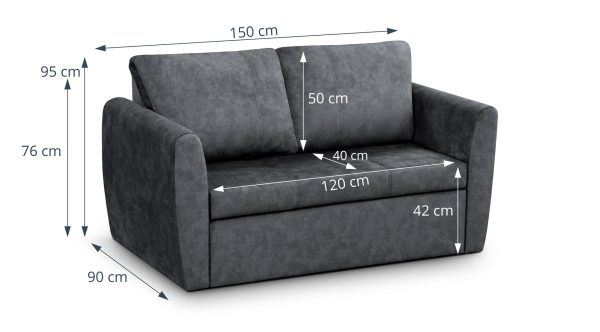 Sofa lova Bella Lux 120 - Image 6