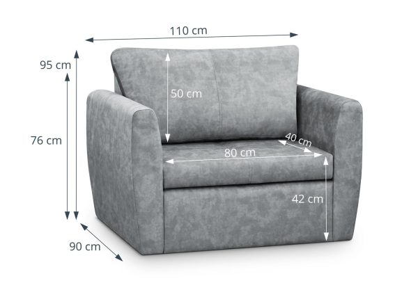 Sofa lova Bella Lux 80 - Image 4