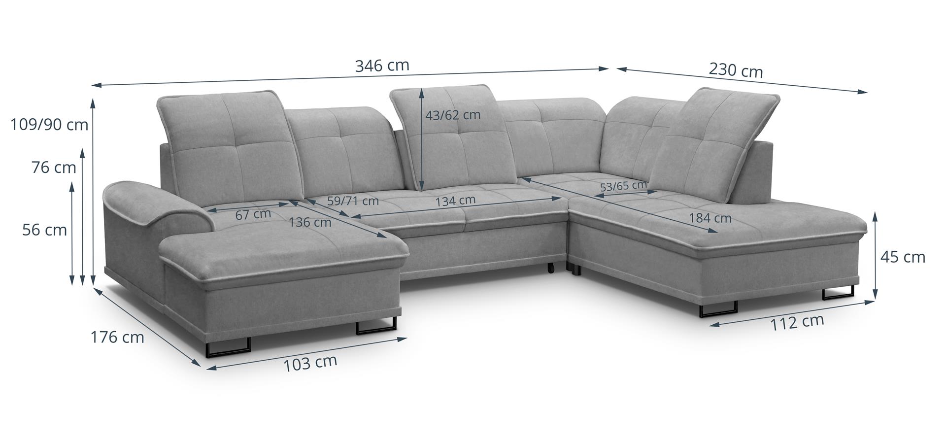 Minkštas kampas Boso U - Image 6