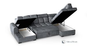 Minkštas kampas su miego funkcija