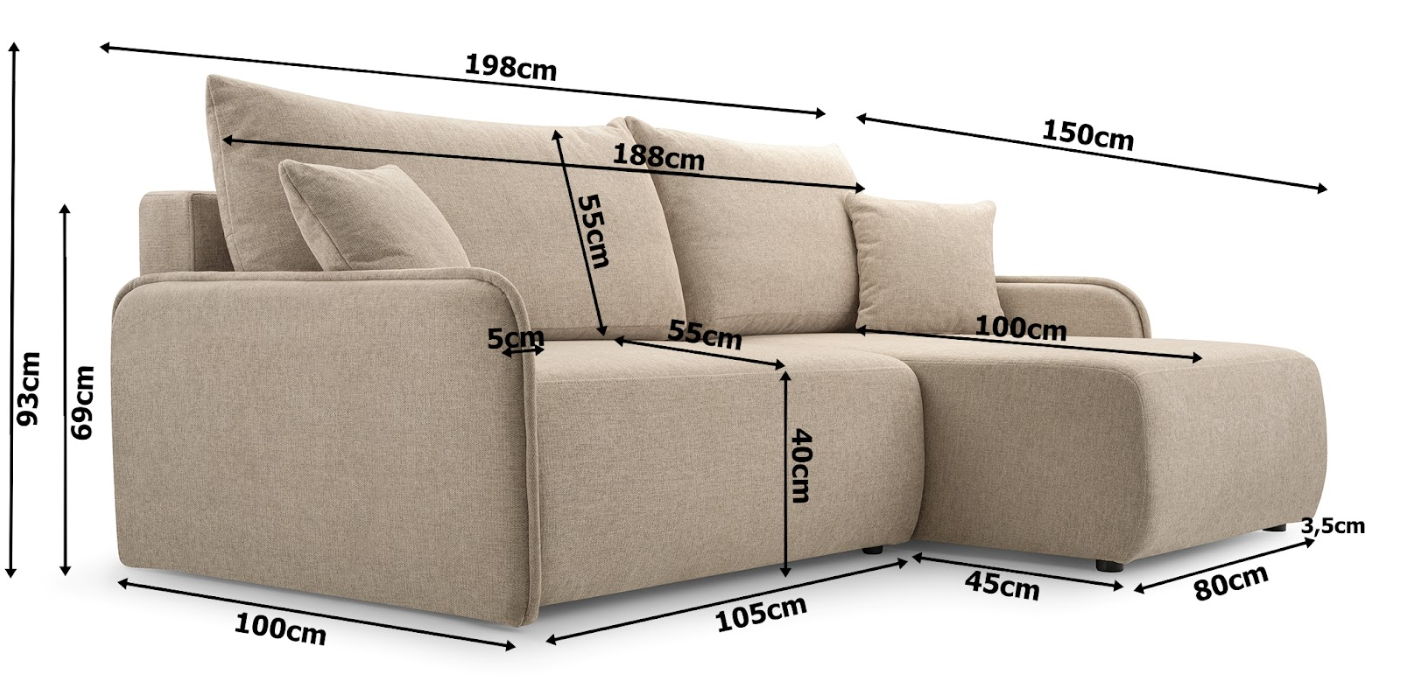 Minkštas kampas Mirabela - Image 9