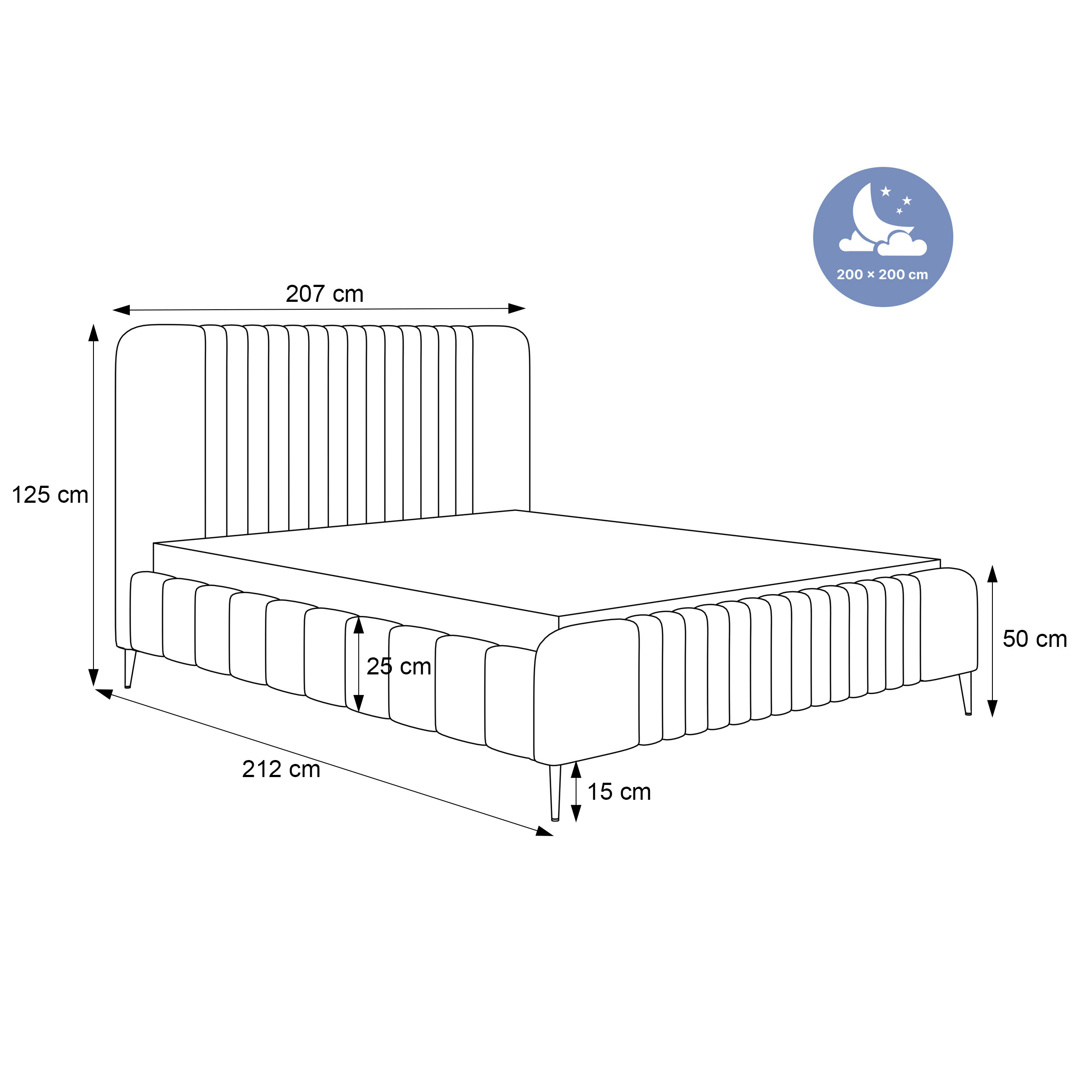 Lova Laros VII (su kojelėmis) - Image 14