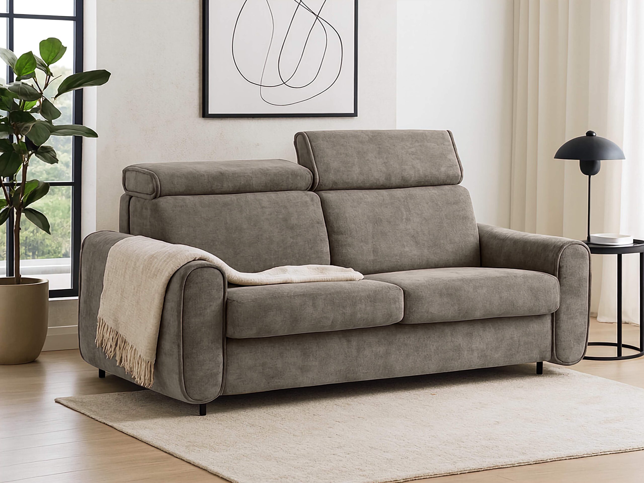 Sofa lova Toretti 140/160/180 (su išlankstomu čiužiniu)