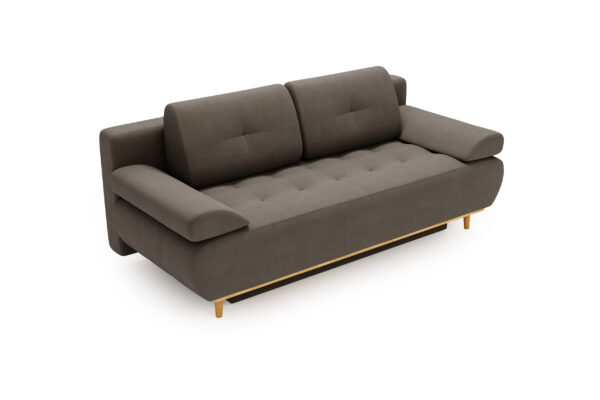 Sofa lova Avietė su miego funkcija ir patalynės dėže