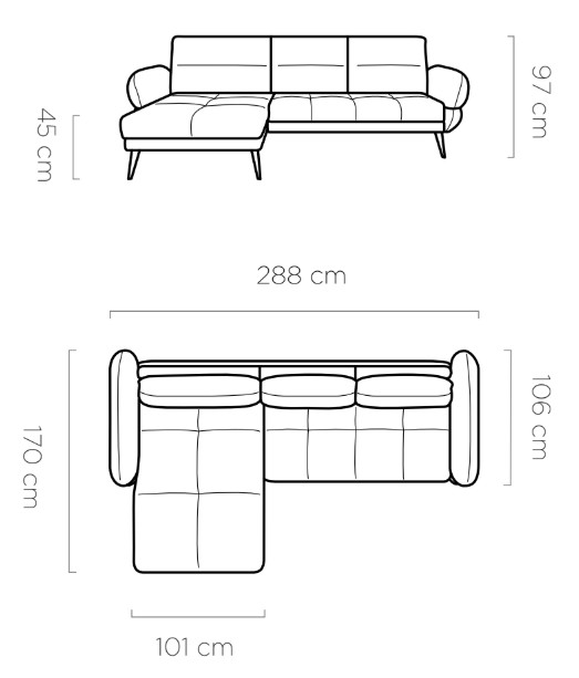 Minkštas kampas Savero S - Image 7