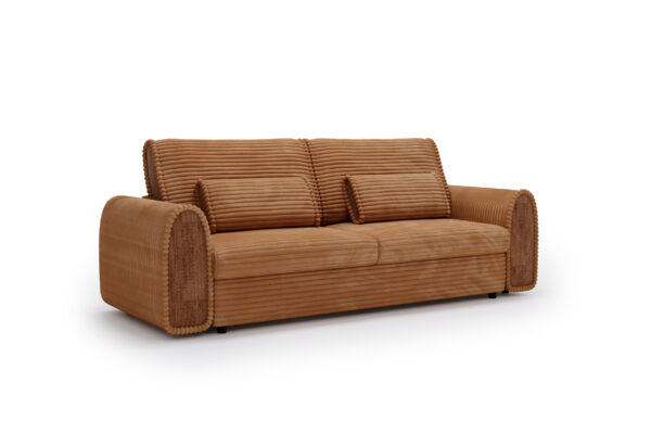 Sofa lova Nela su miego funkcija ir patalynės dėže