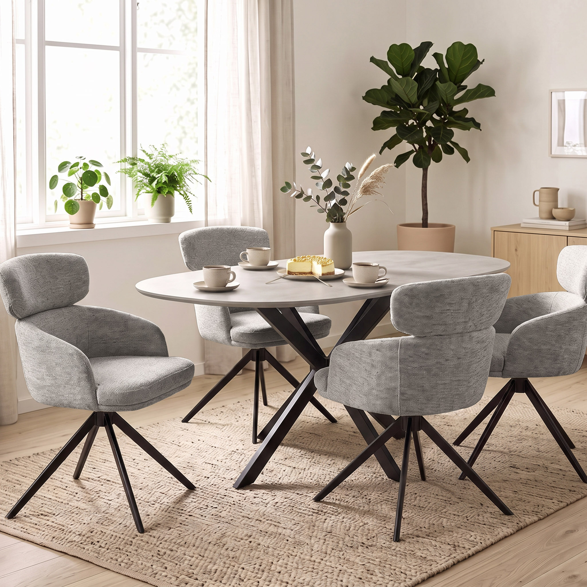 Kėdė Tuco | Su besisukančiu mechanizmu | Furniva